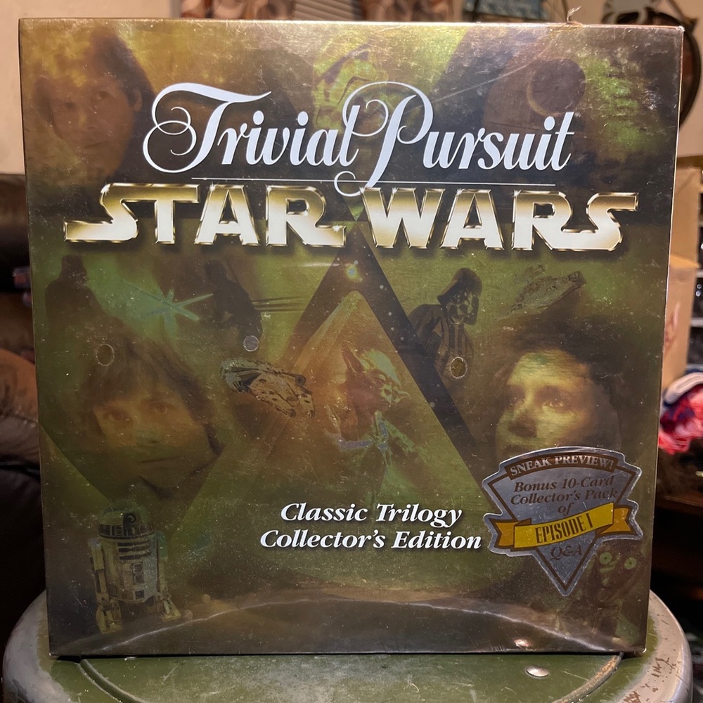 1997 TRIVIAL PURSUIT STAR WARS CLASSIC TRILOGY COLLECTORS EDITION w/ Ep 1 Cards